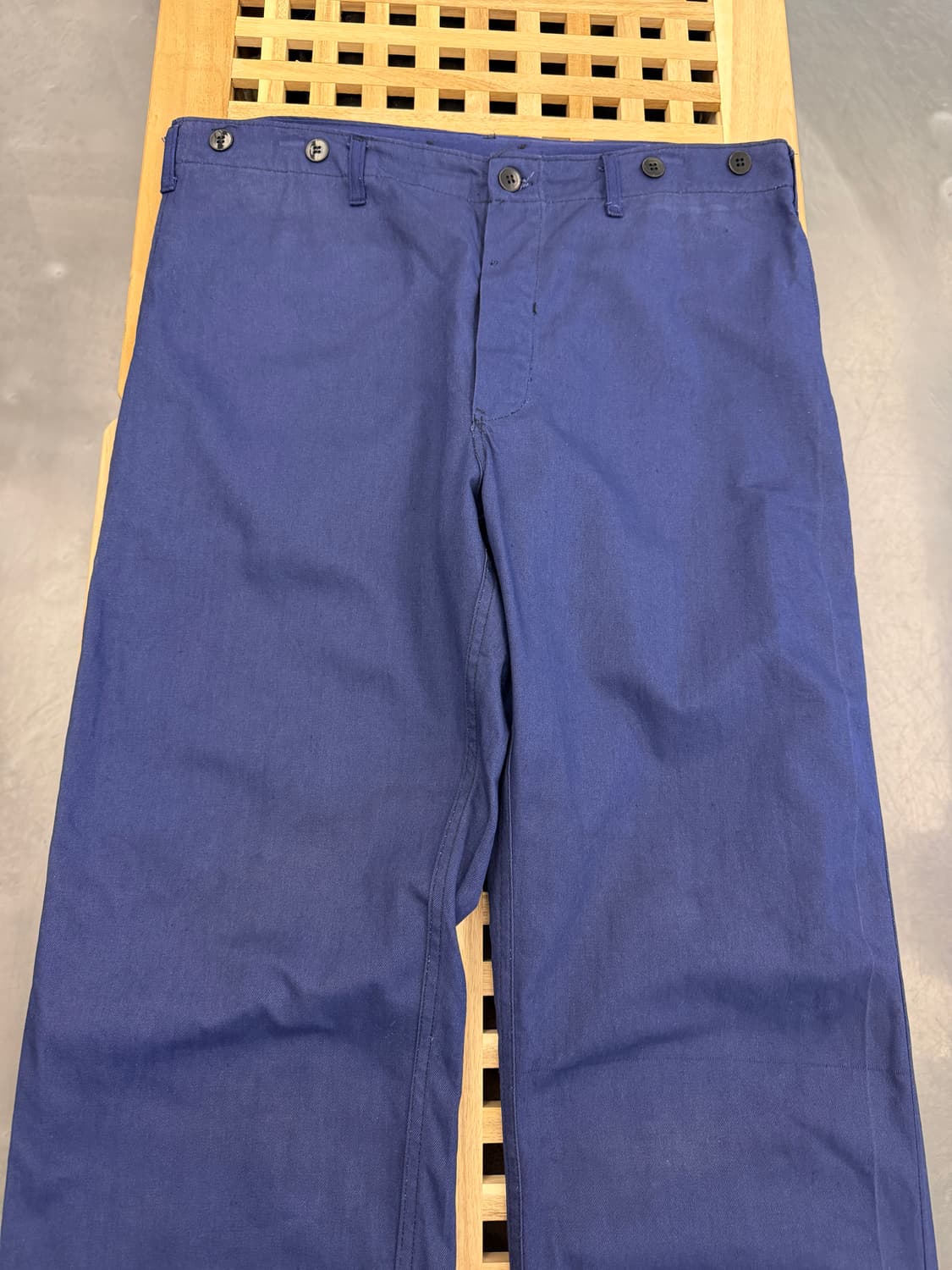 OLD EURO WASHED NAVY FRENCH 빈티지 프렌치워크팬츠 상품이미지3