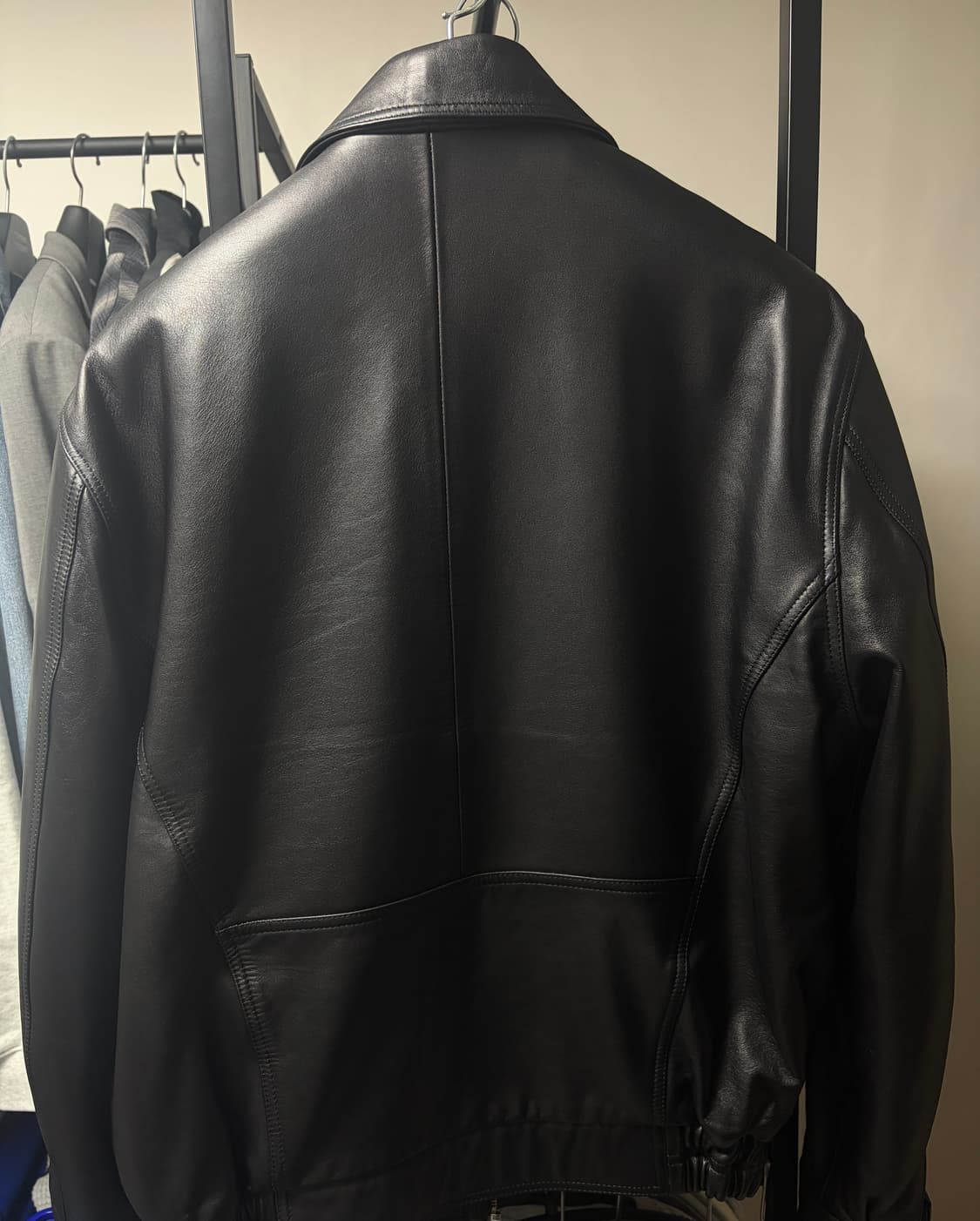 선플라워 90S 레더 봄버 자켓 50 상품이미지3