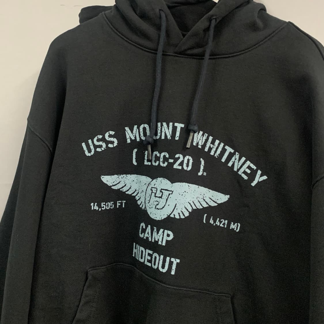 3 하이드아웃 H WINGS 헤비코튼 후드티 상품이미지3