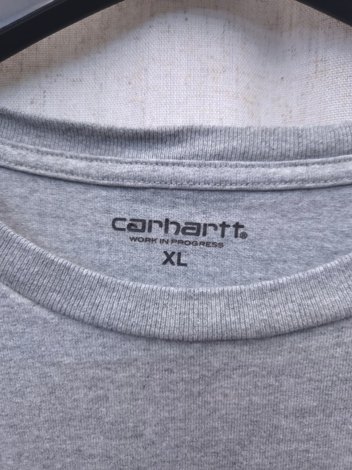 칼하트 그레이 반팔티 XL 상품이미지2