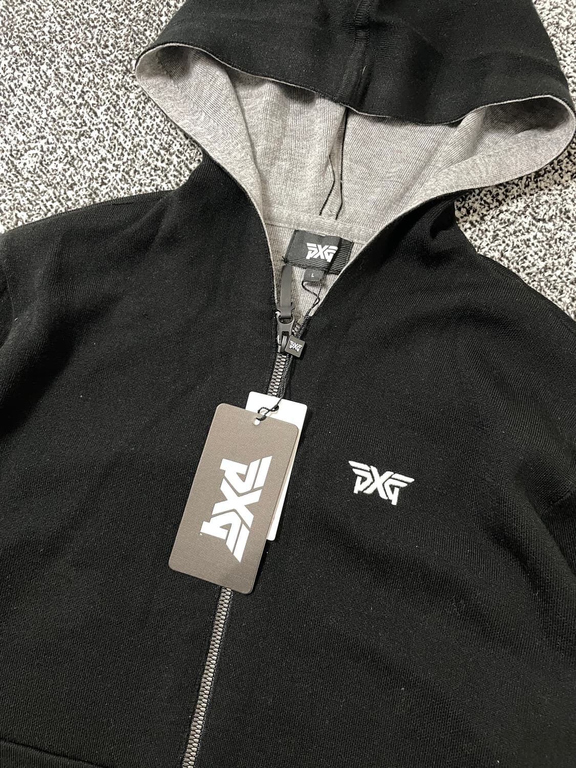 빈티지9. (새상품) PXG 피엑스지 봄 니트 스웨터 후드 집업 가디건 상품이미지2