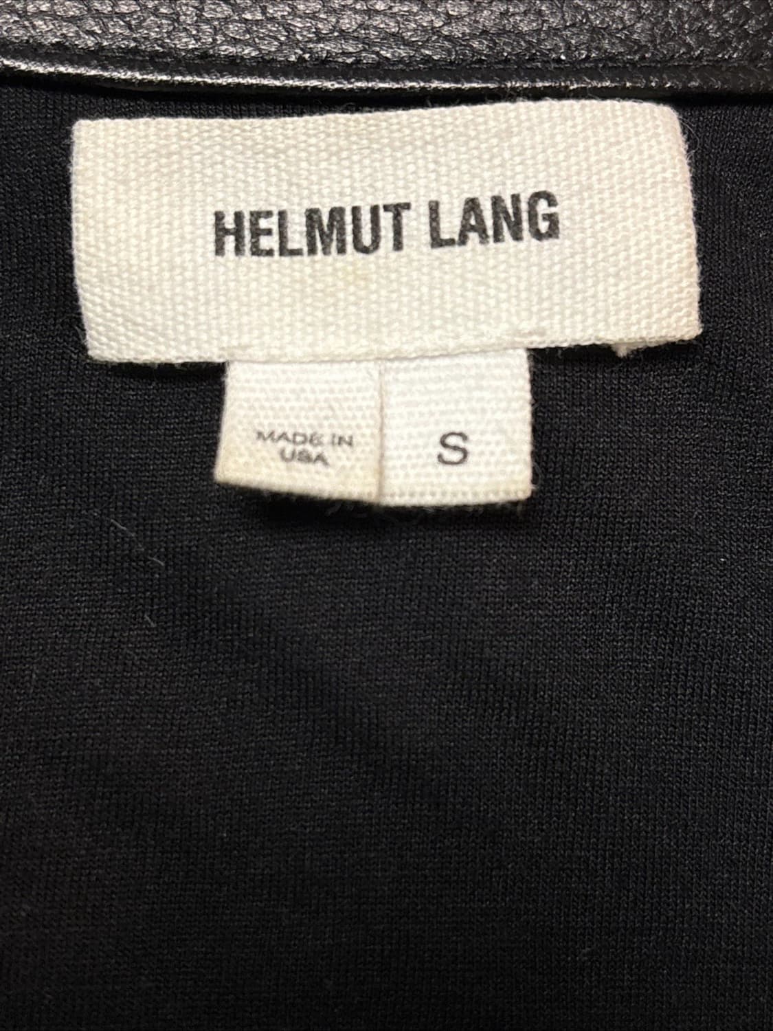 헬무트 랭 레더 패널 믹스 자켓 상품이미지7