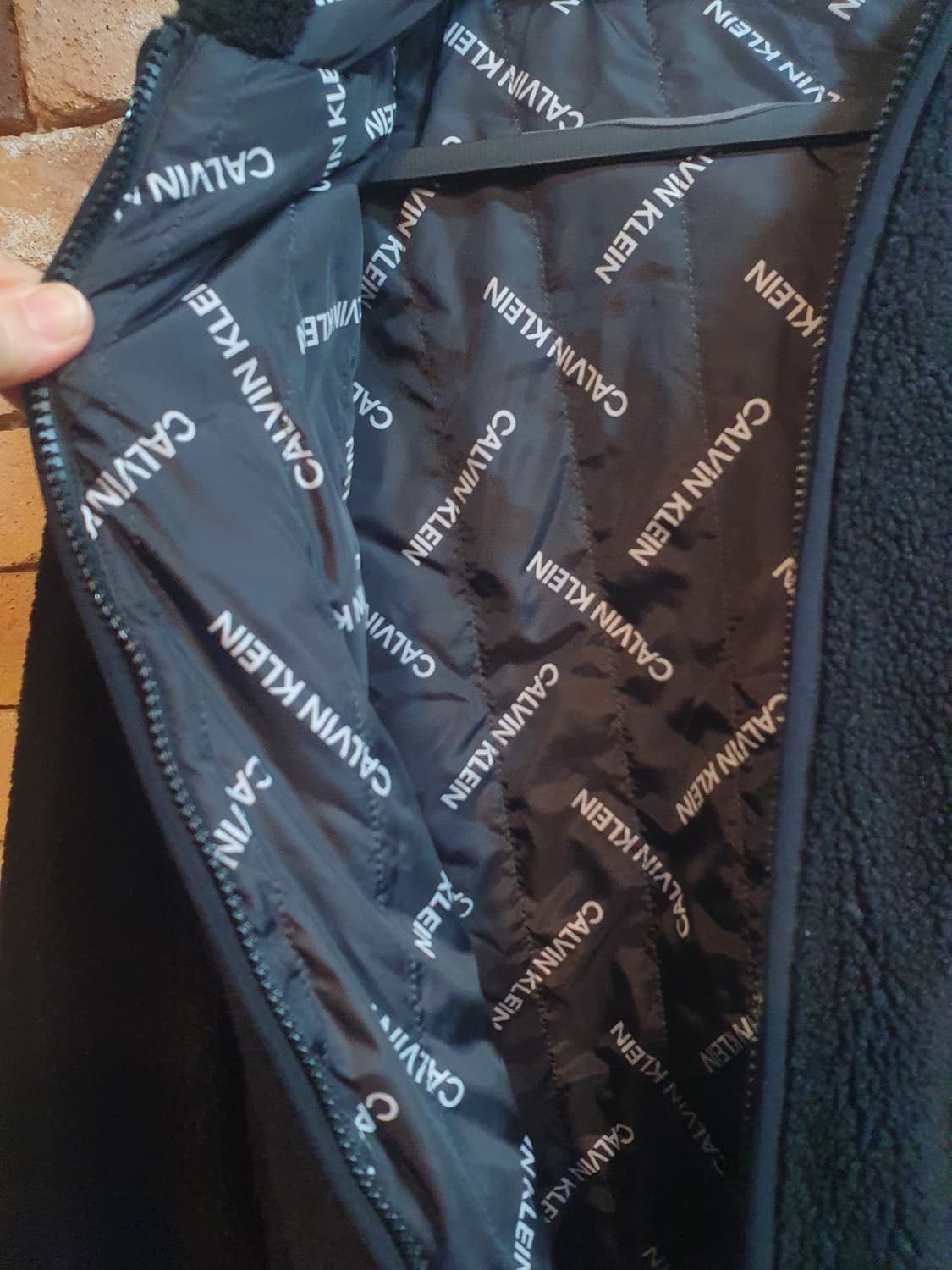 캘빈클라인 뽀글이후드집업 상품이미지5