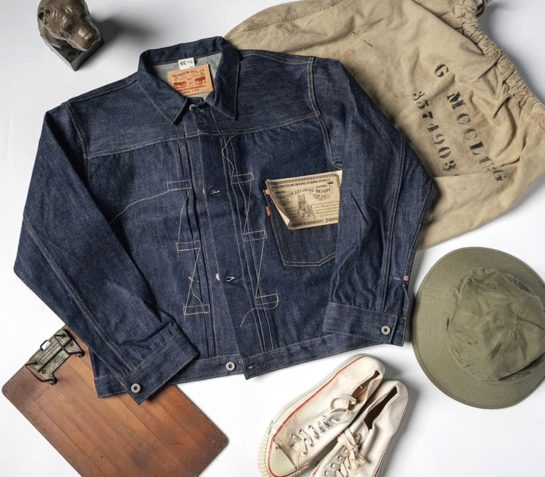 브론슨 44806 셀비지 데님 자켓 상품이미지1