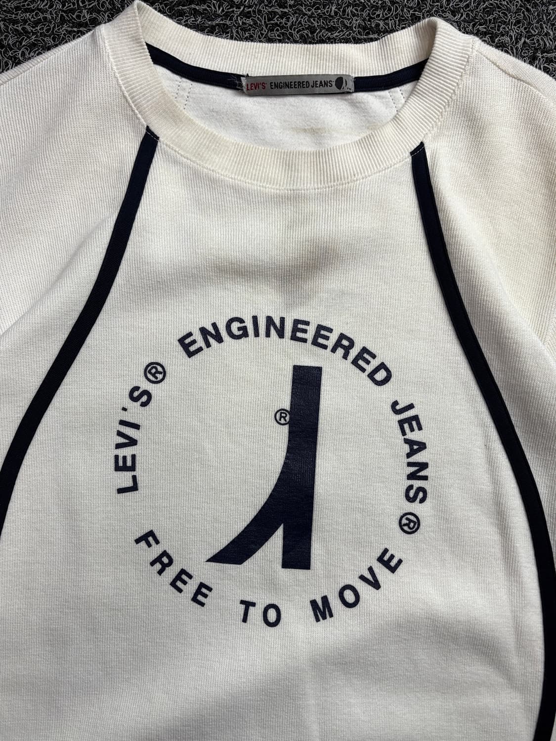 리바이스 엔지니어드 진 빅로고 크루넥 스웻 셔츠 2275 상품이미지1