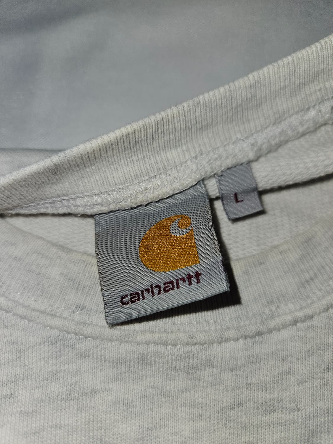 칼하트 맨투맨 오트밀 스웻셔츠 테리 빈티지 L 상품이미지2