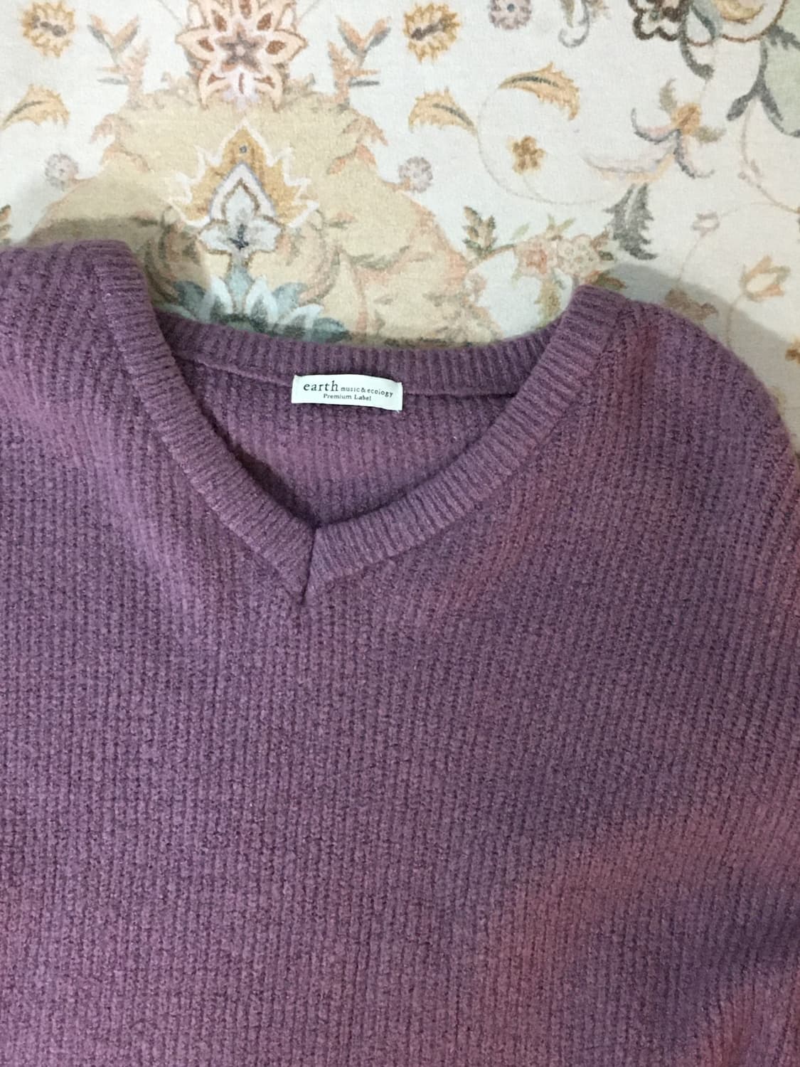 얼스뮤직 제비꽃 니트 상품이미지4