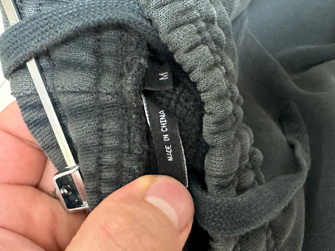 엔타이어 스튜디오 헤비 고카팬츠 M (워시드블랙) 상품이미지5