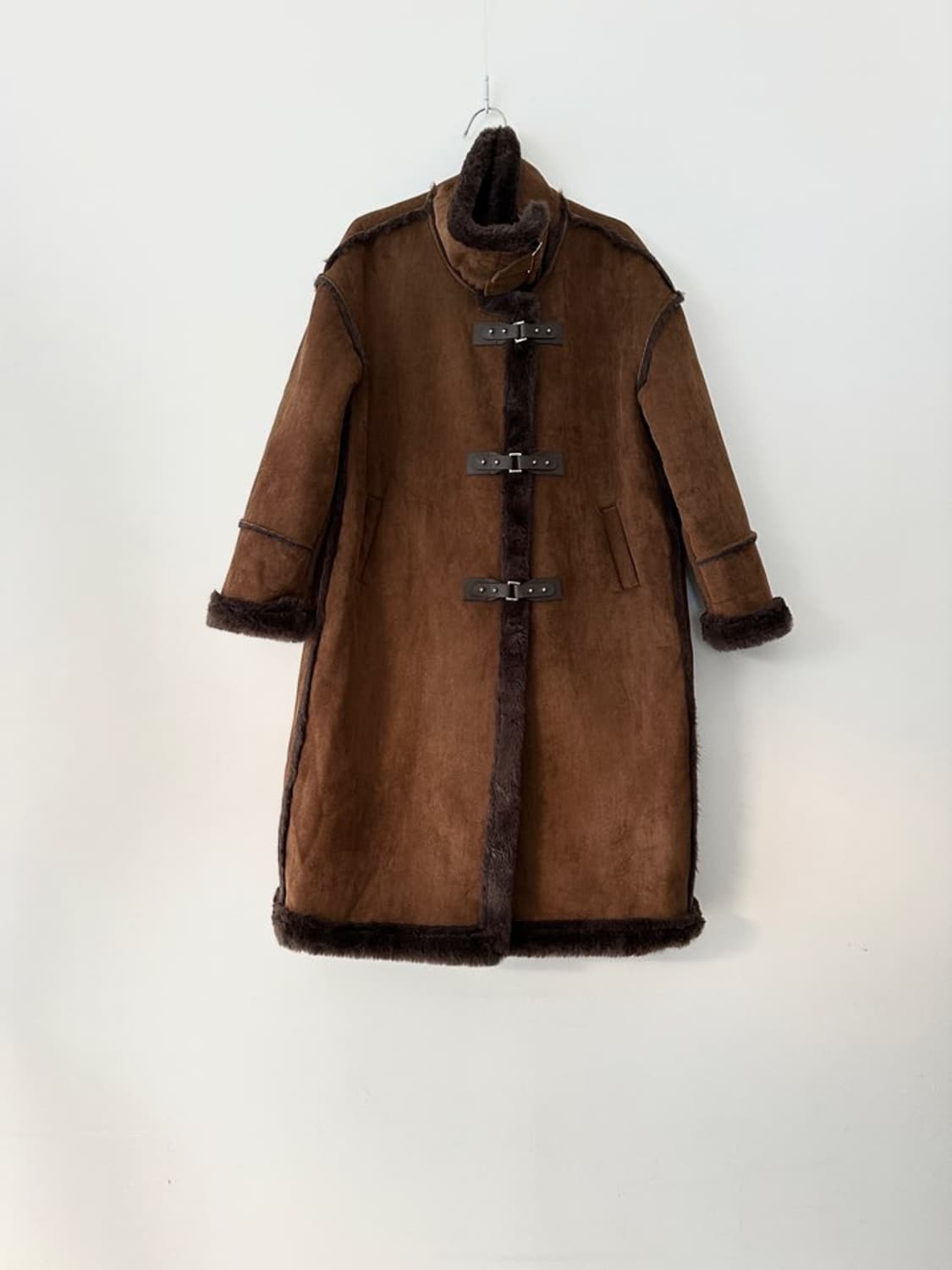 Buckle detail moca muston / brown 상품이미지1