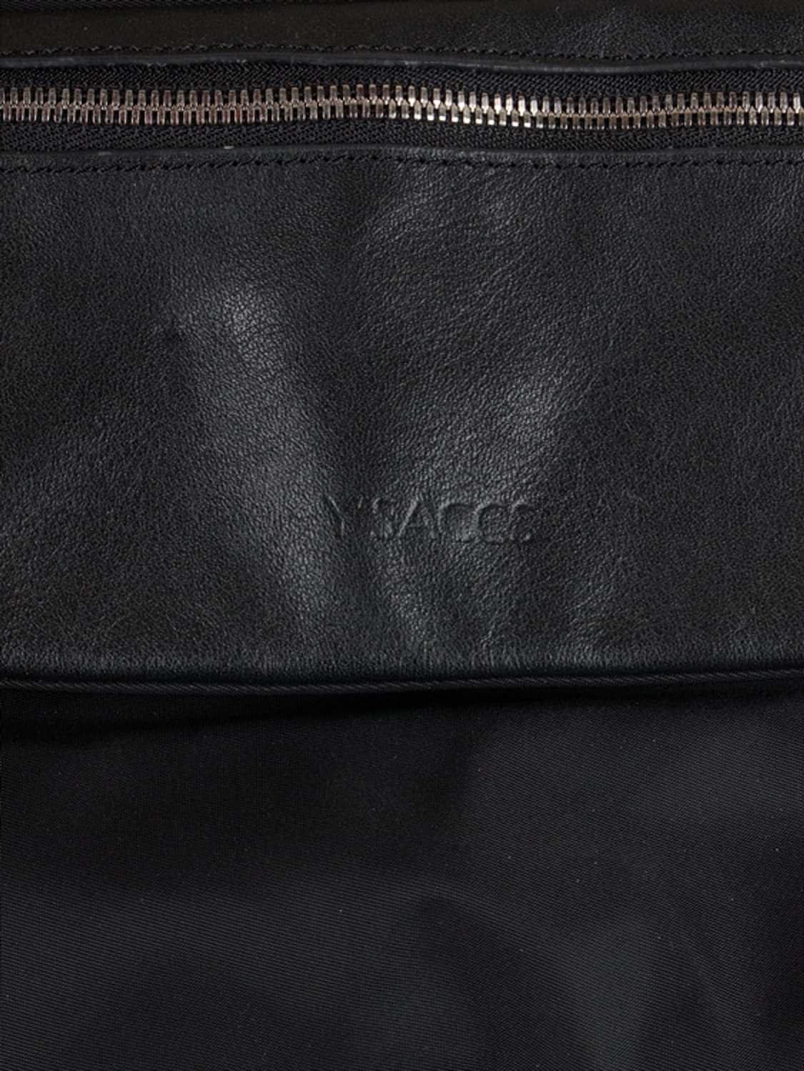 Y'SACCS Leather Flapped Nylon 2way bag 상품이미지1