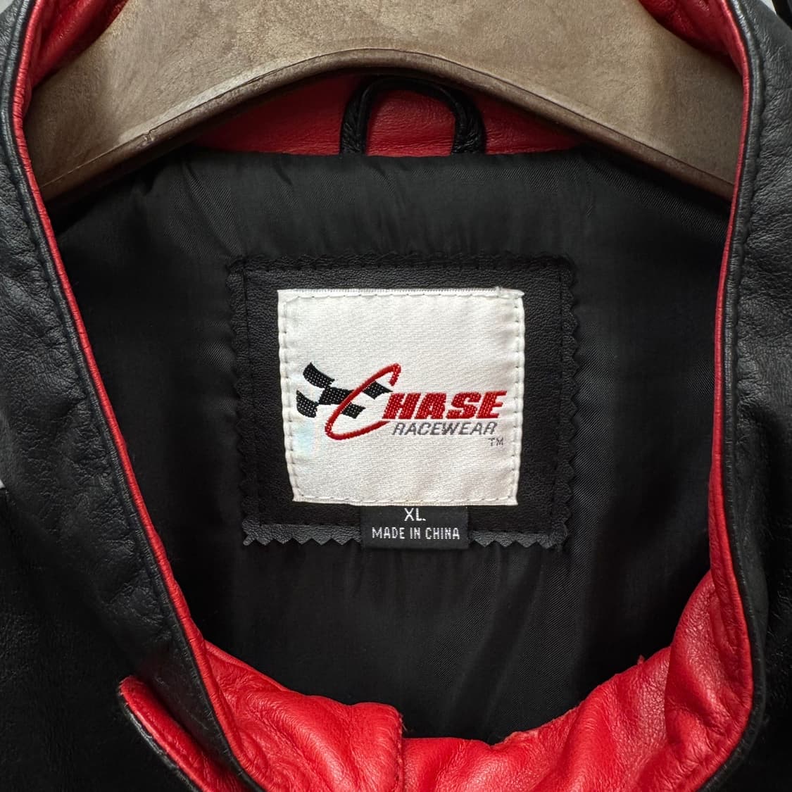 90s 바시티자켓 체이스 레이스웨어 데일 언하트 나스카 블랙 레드 상품이미지8