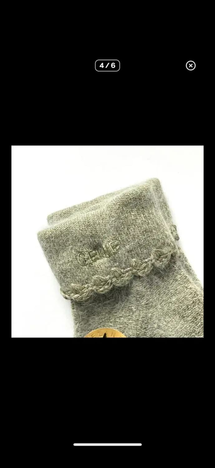 셀린느 정품 앙고라양말(새) 상품이미지3