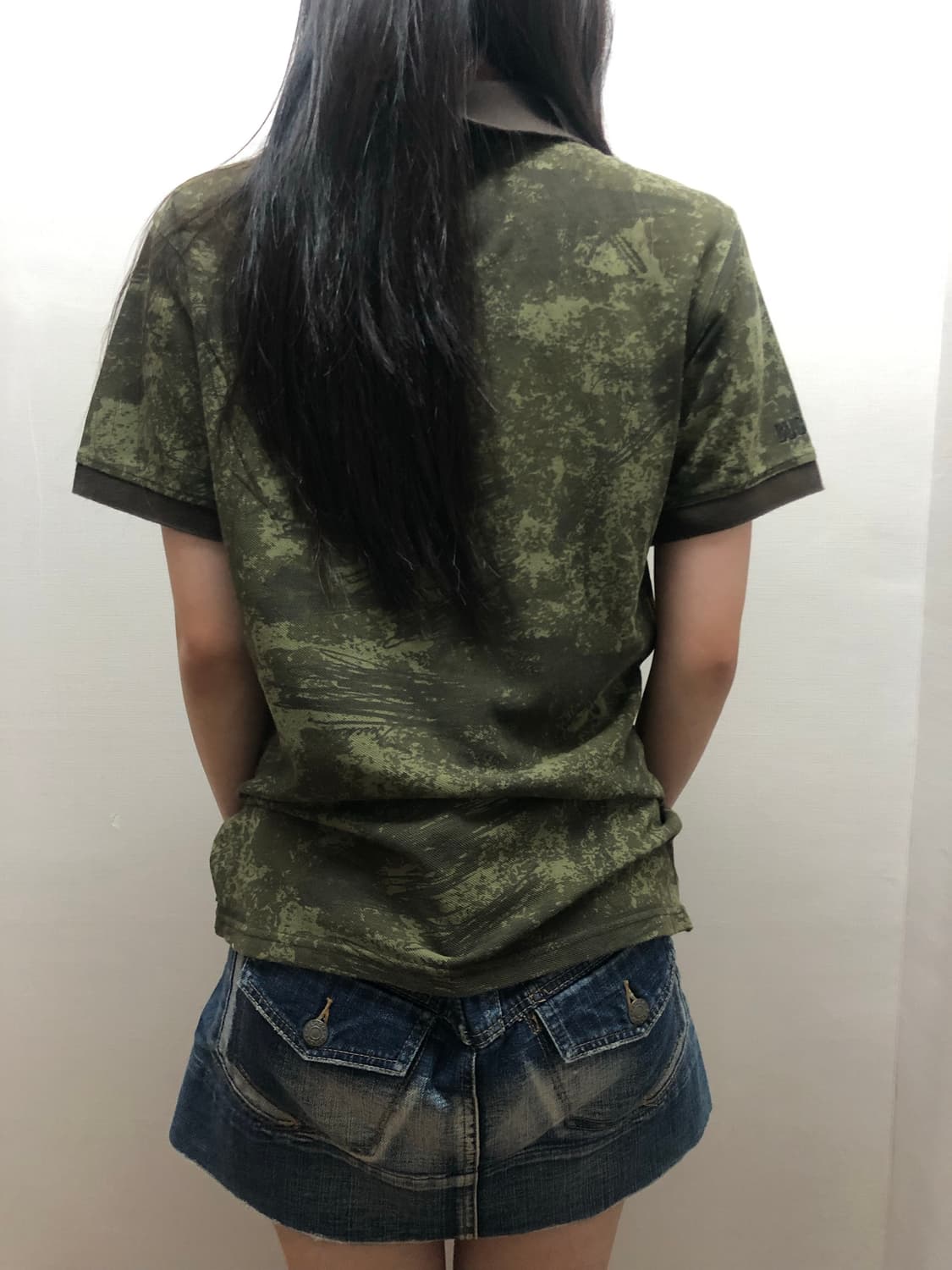 빈티지 버커루 딥 카키 티셔츠 상품이미지9