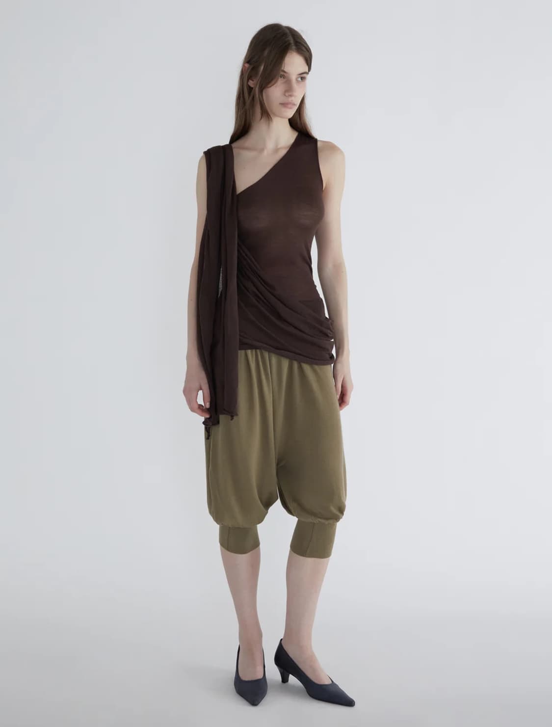 [XS,S,M,L]팔로마울 Puzzle 탑/브라운 상품이미지7