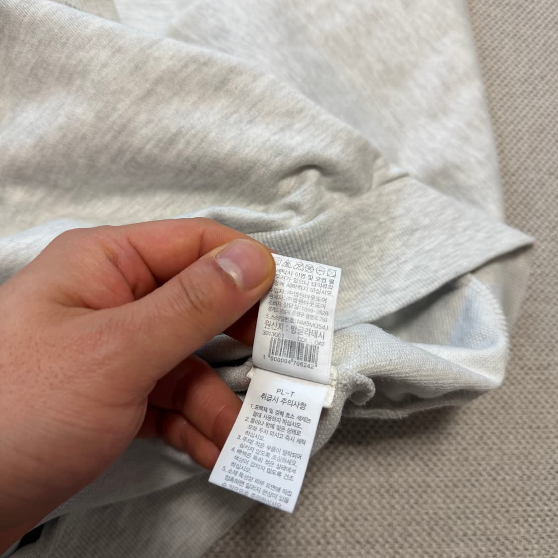 노스페이스 로고 맨투맨 상품이미지4