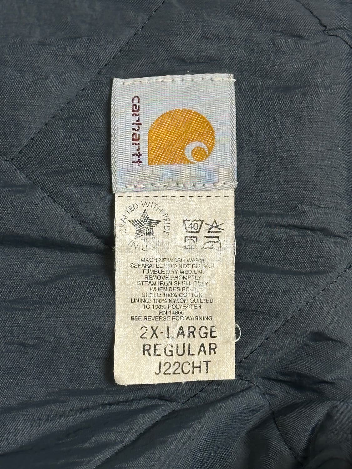 90's USA Made 칼하트 J22 아크틱 칼하트 디트로이트 자켓 상품이미지9