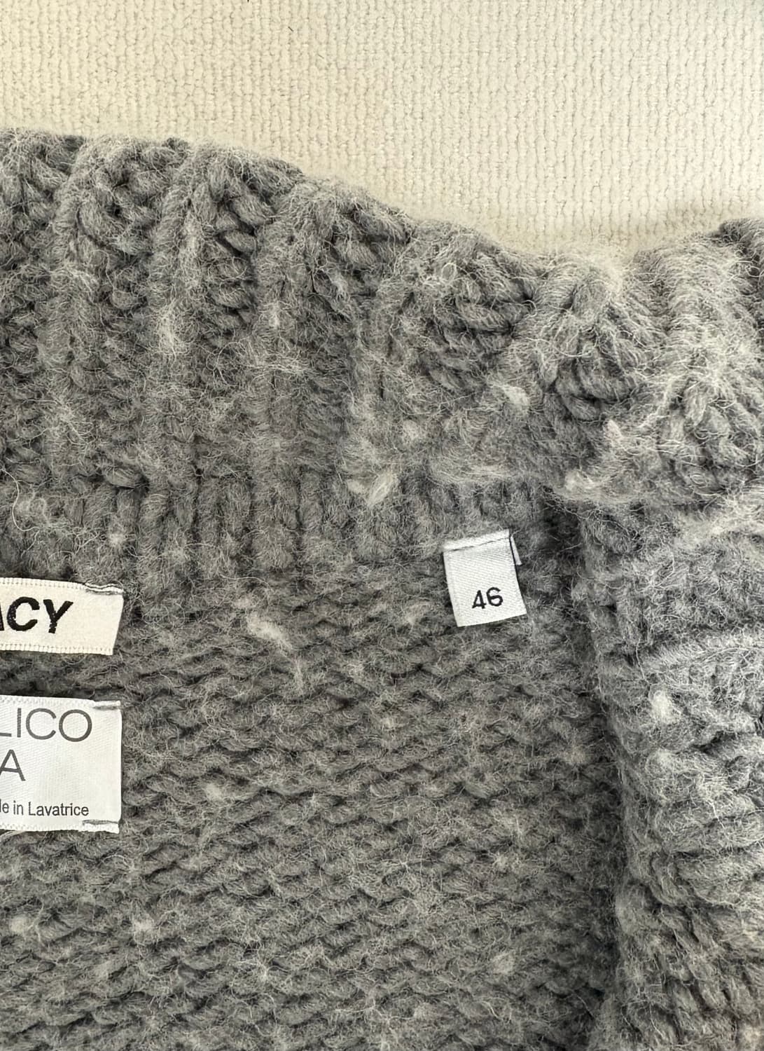 아워레가시 빅 가디건 그레이 46 상품이미지5