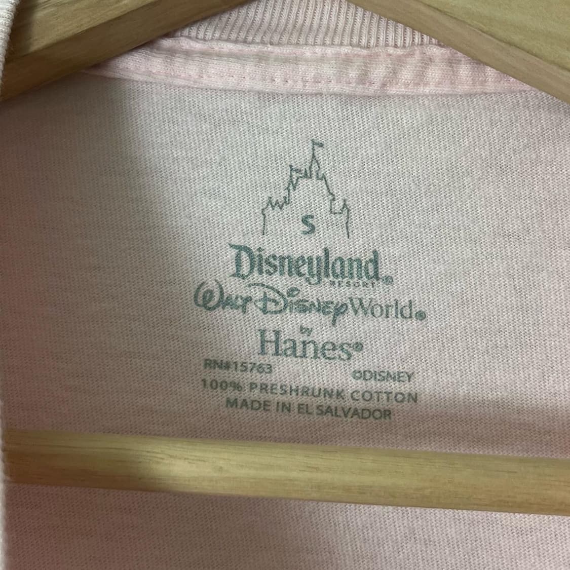 디즈니랜드 핑크 미키 프린팅 y2k 하프 티셔츠 상품이미지7