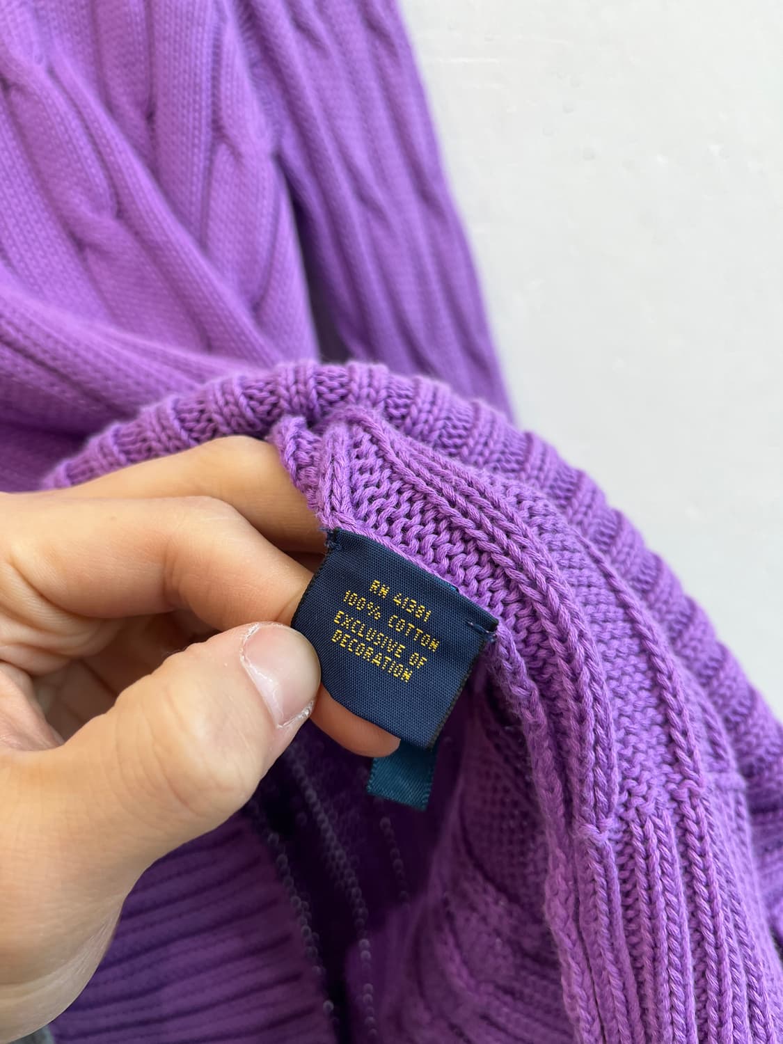 폴로랄프로렌 피마코튼 케이블 니트 우먼즈 상품이미지4