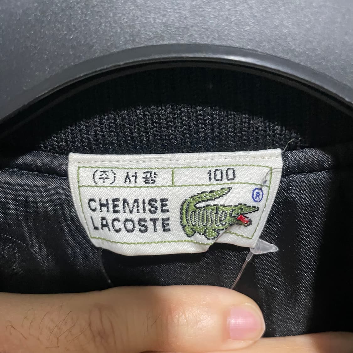 라코스테 울 체크 자켓 상품이미지4