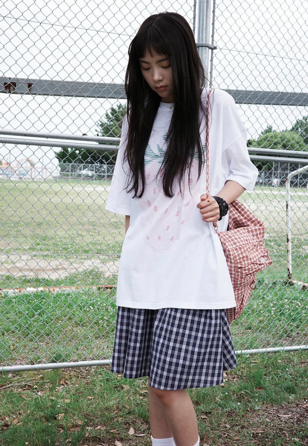 원더비지터 Ascii Strawberry Overfit T-shirt 상품이미지3