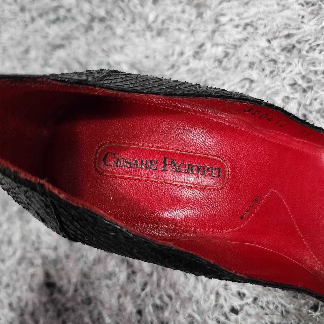 체사레 파치오티 파이톤 하이힐 36 상품이미지8