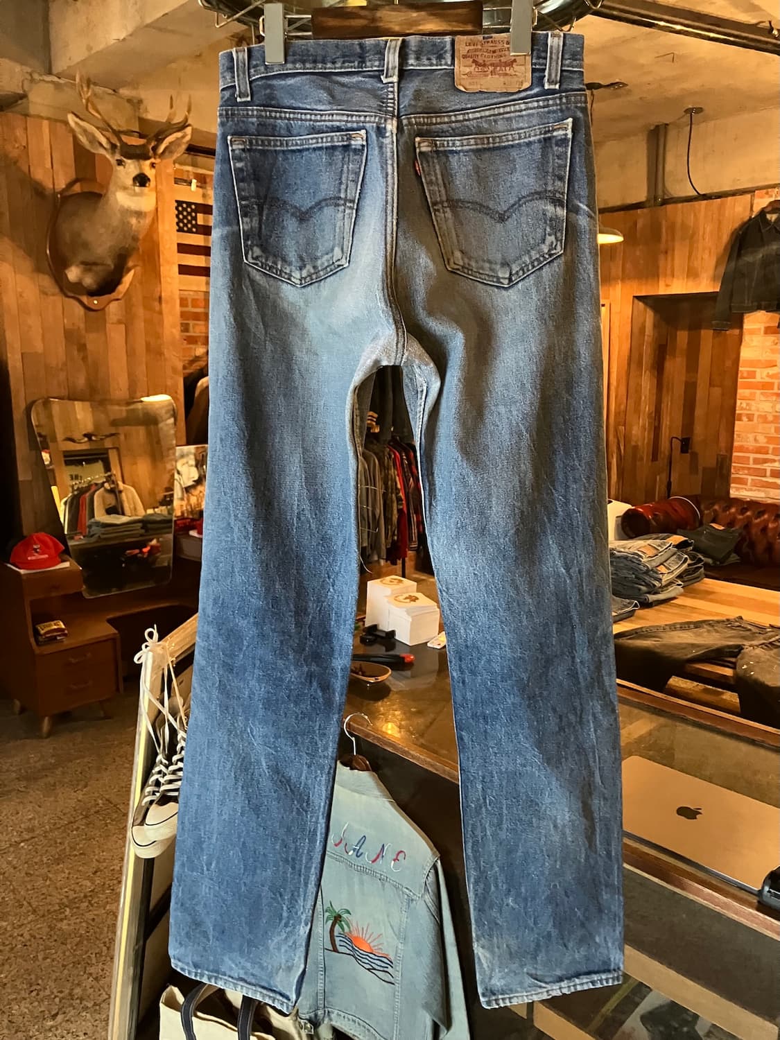 90s USA 빈티지 리바이스 501 데님 팬츠 상품이미지5
