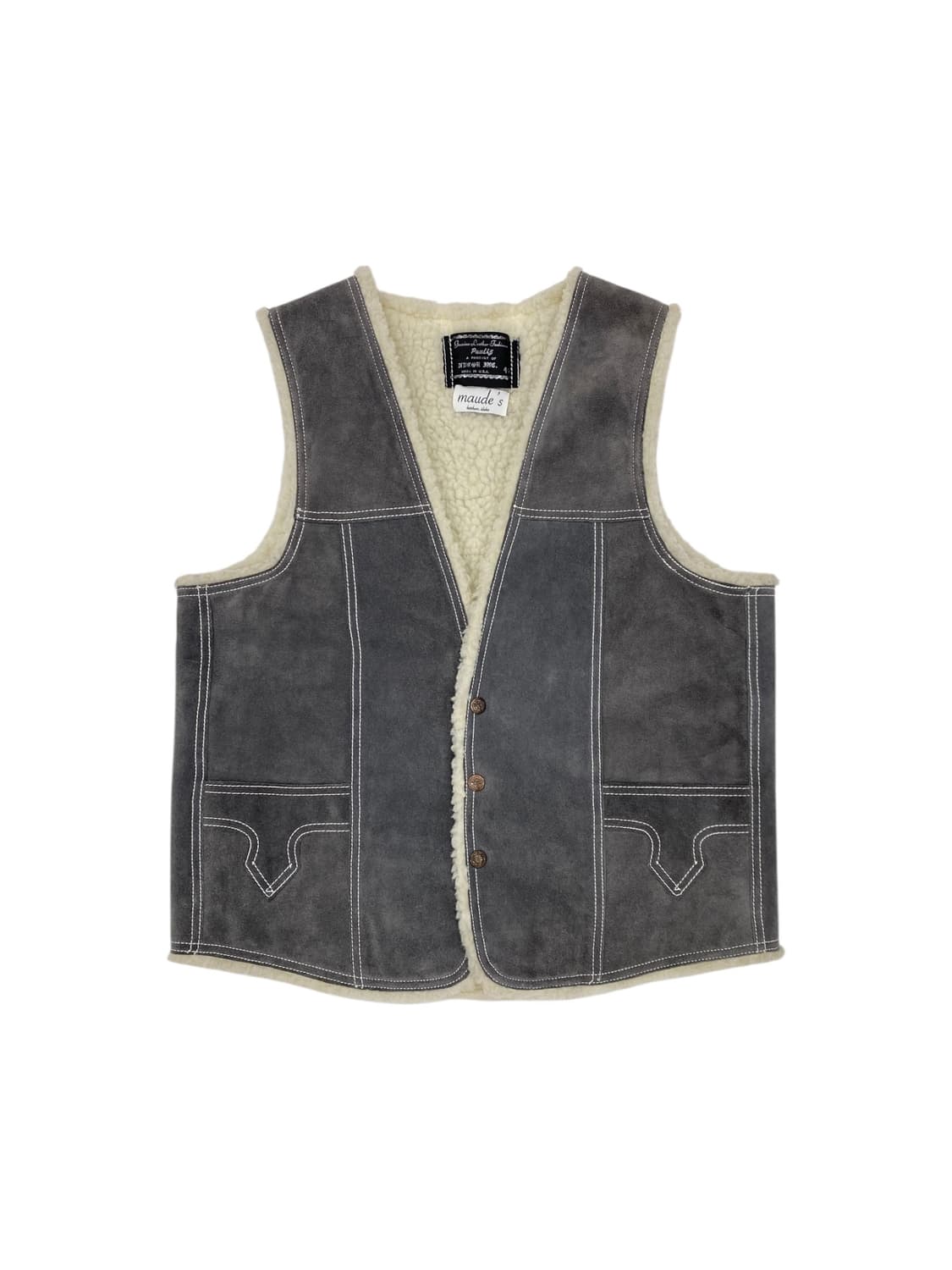 7-80‘s Pauliz 웨스턴 스웨이드 베스트 상품이미지1