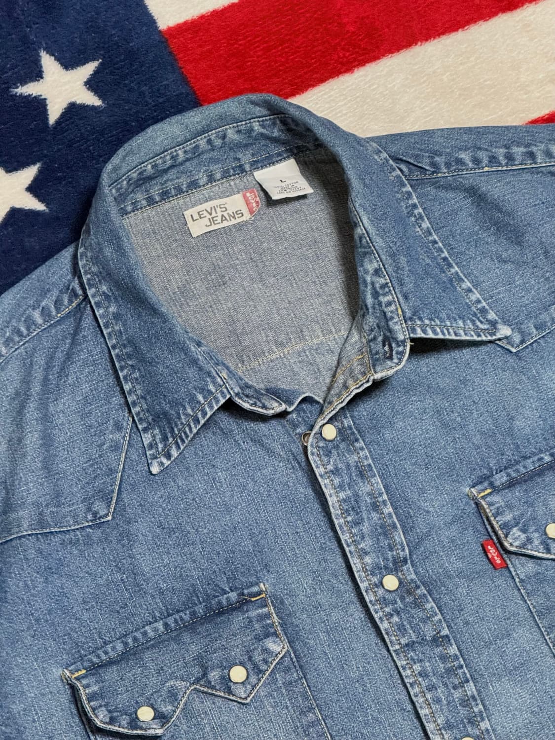 리바이스 웨스턴셔츠 Levi’s Western Shirt [XL] 빈티지 상품이미지7