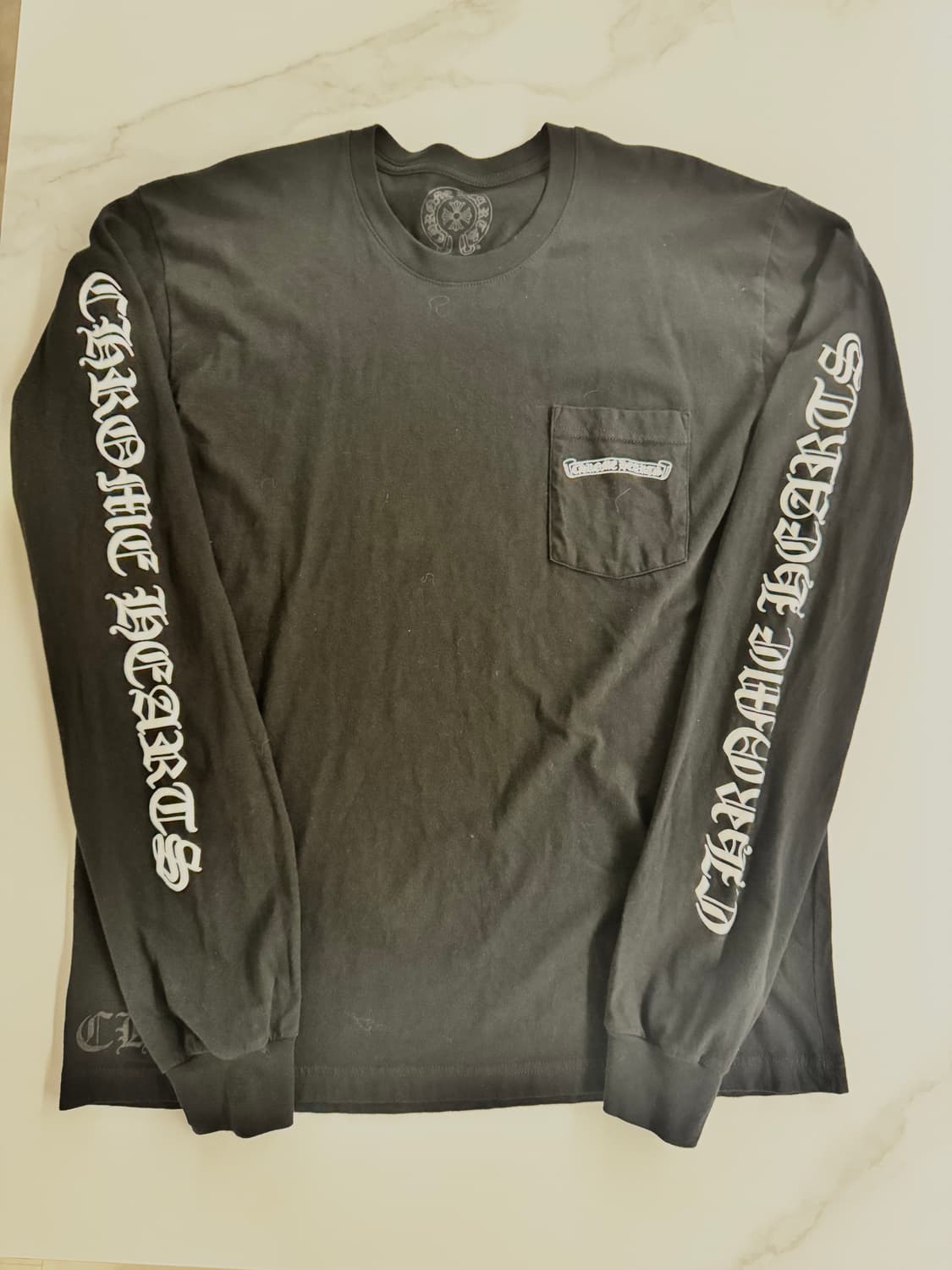 크롬하츠 스크롤 로고 롱슬리브 XL 상품이미지1