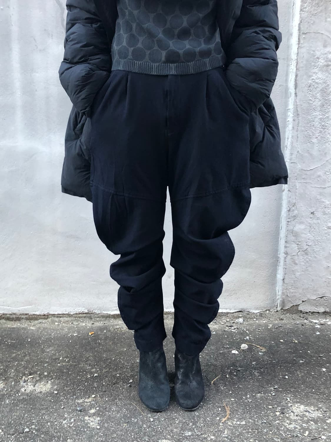 꼼데가르송 바나나 커브 팬츠 상품이미지1