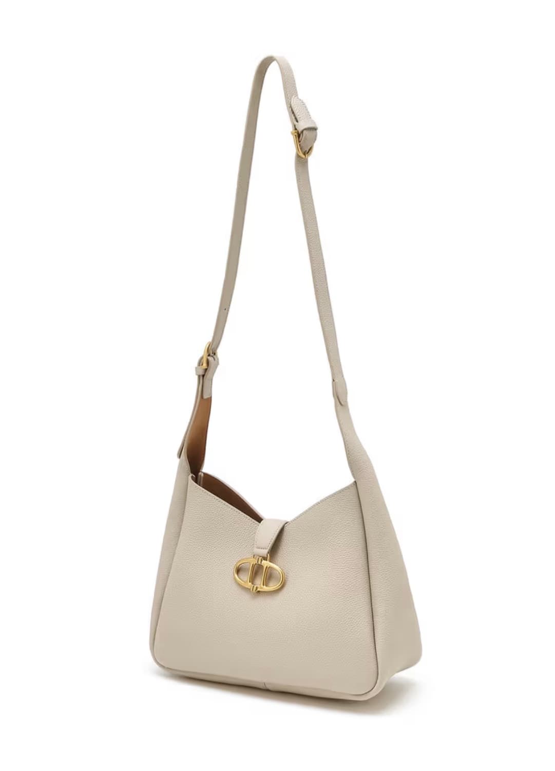 [새상품] 아떼 바네사브루노 아이보리 슈렁큰 레더 호보백 M 상품이미지4