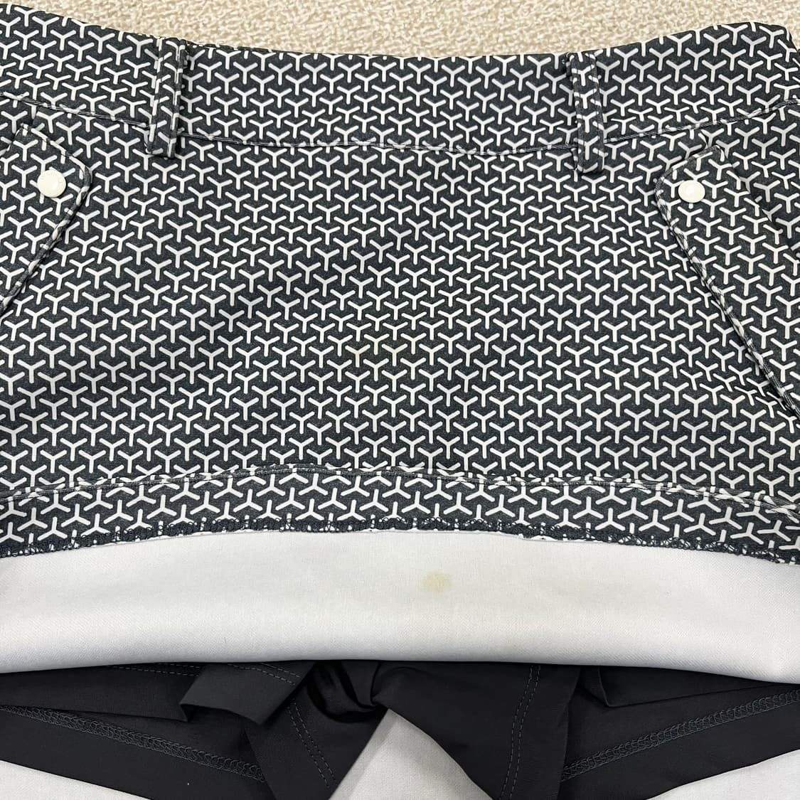 [64] 와이드앵글 골프 패턴 큐롯 치마 스커트 4122 상품이미지7