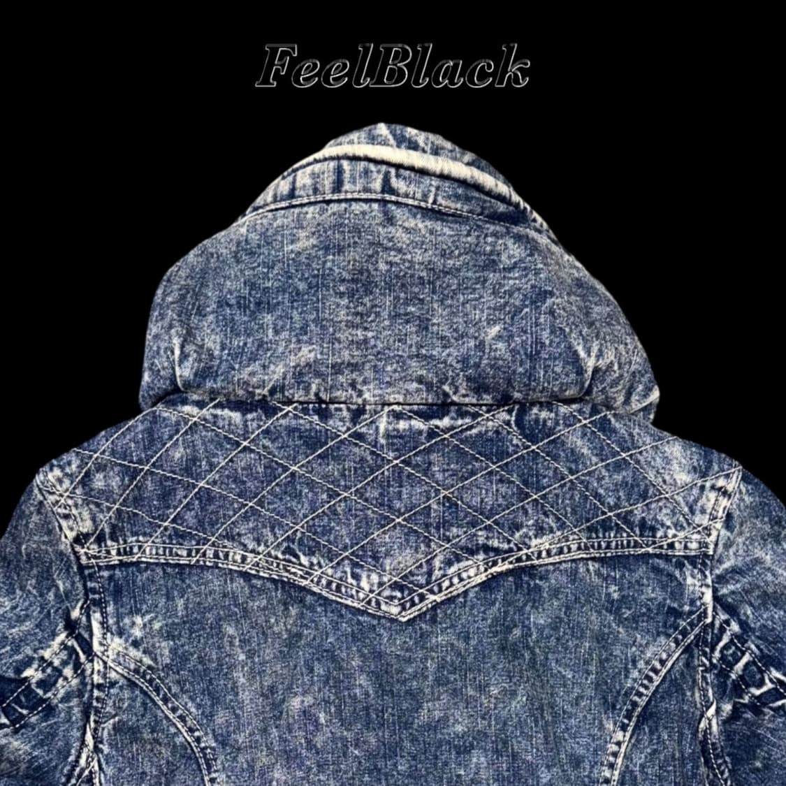 H.C.M.II High-Neck Washed Biker Jacket 상품이미지10