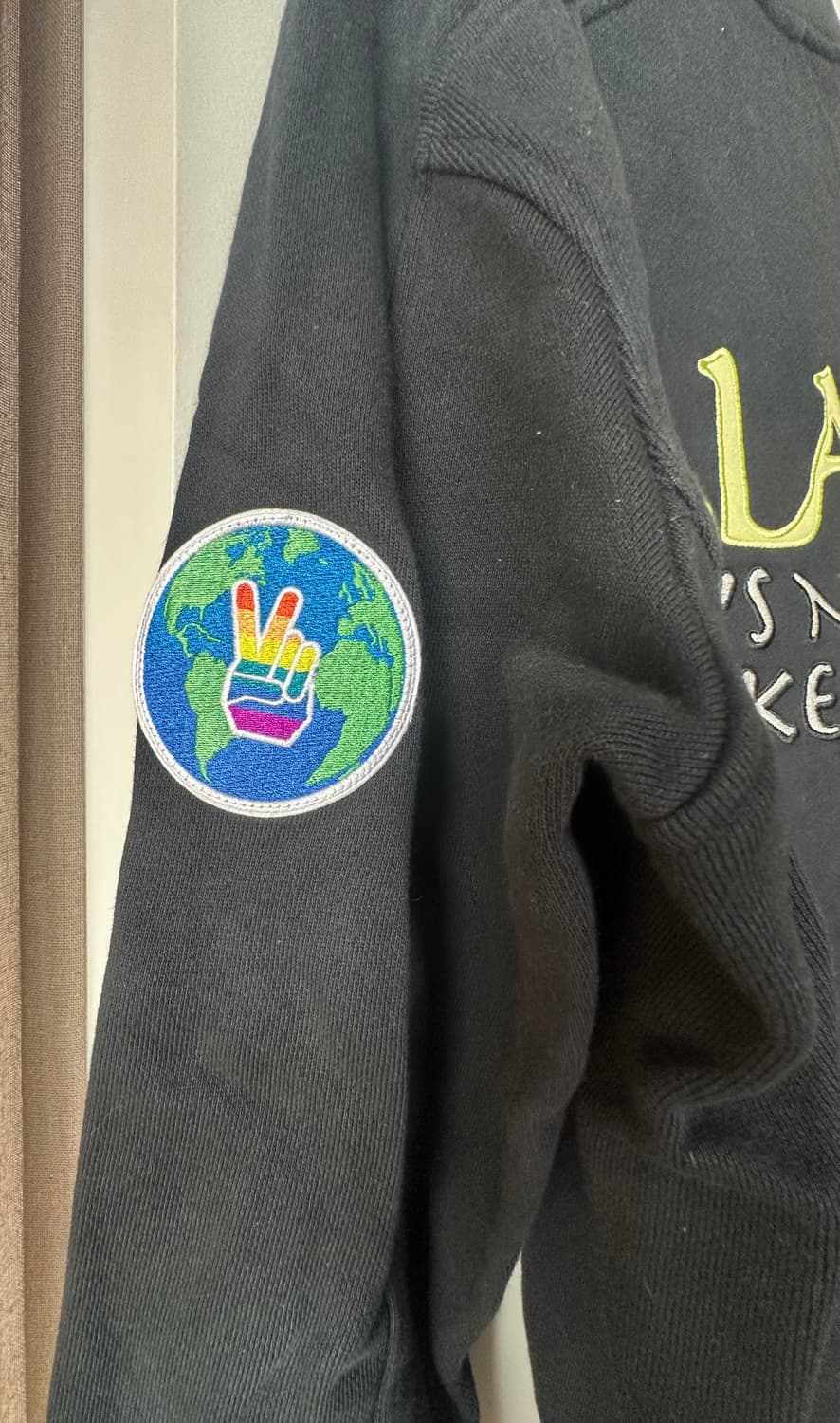 Palace 21SS OM Crew Black  상품이미지3