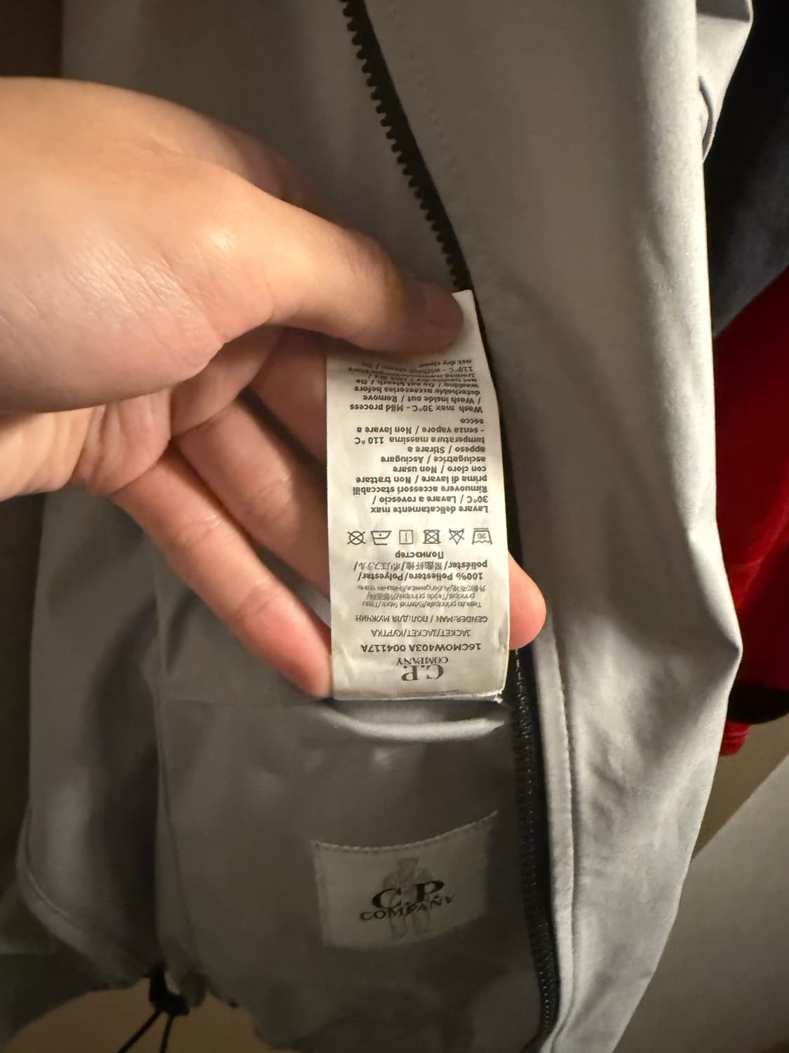 급처)CP컴퍼니 바람막이 윈드브레이커 자켓 블루그레이 상품이미지6