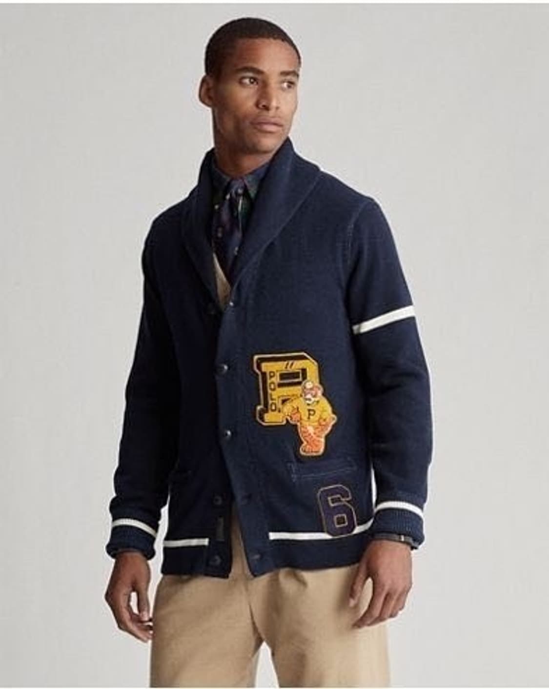 폴로 랄프로렌 10's 타이거패치 숄카라 니트 가디건 PN6351 상품이미지2