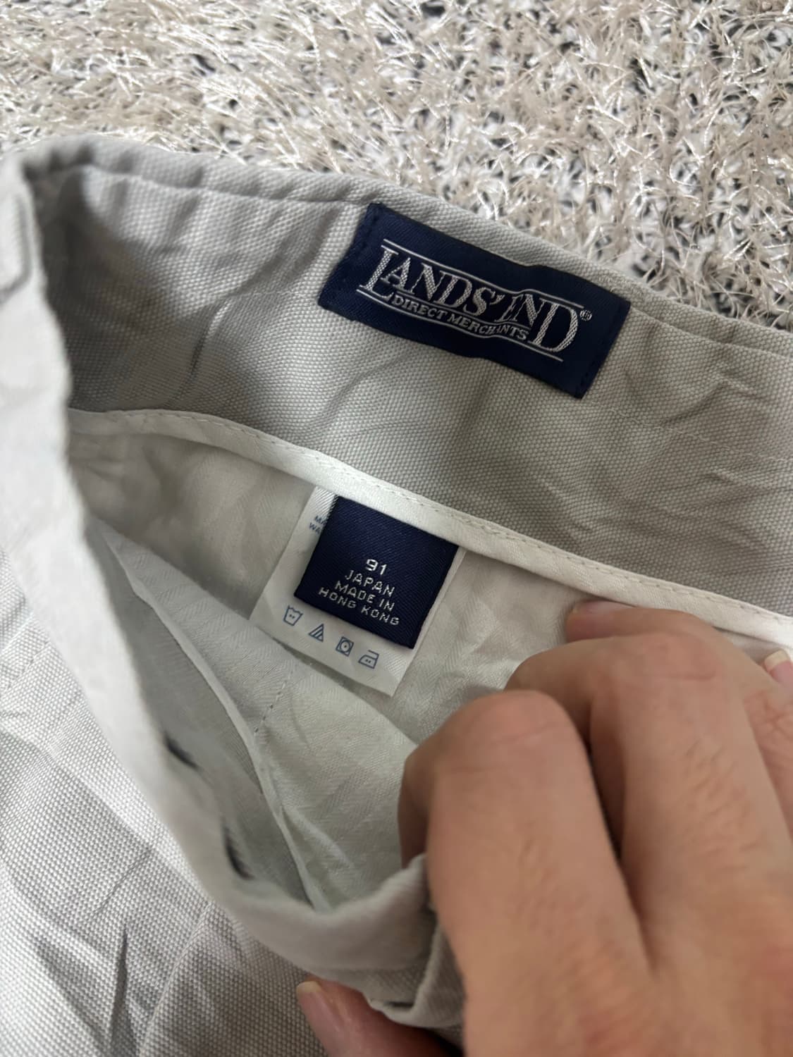 일본판 LANDS END 면바지 사이즈 34 상품이미지2