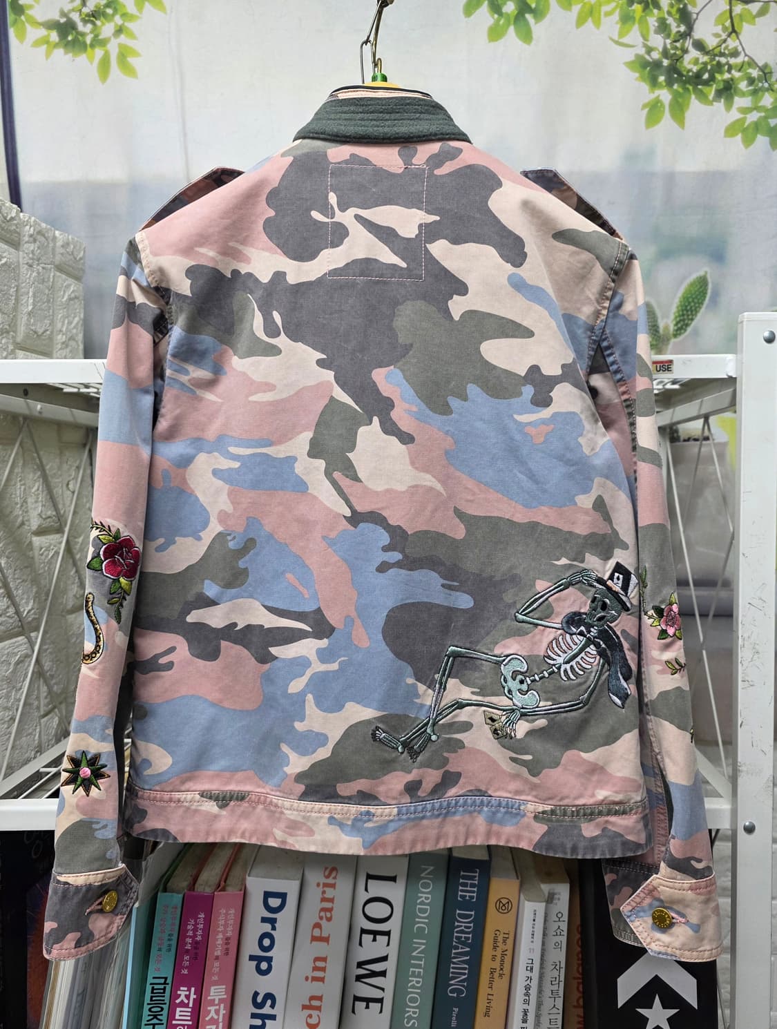 쟈딕앤볼테르 여성자켓 XS 44 자수 밀리터리 카모자켓 WM17 상품이미지5