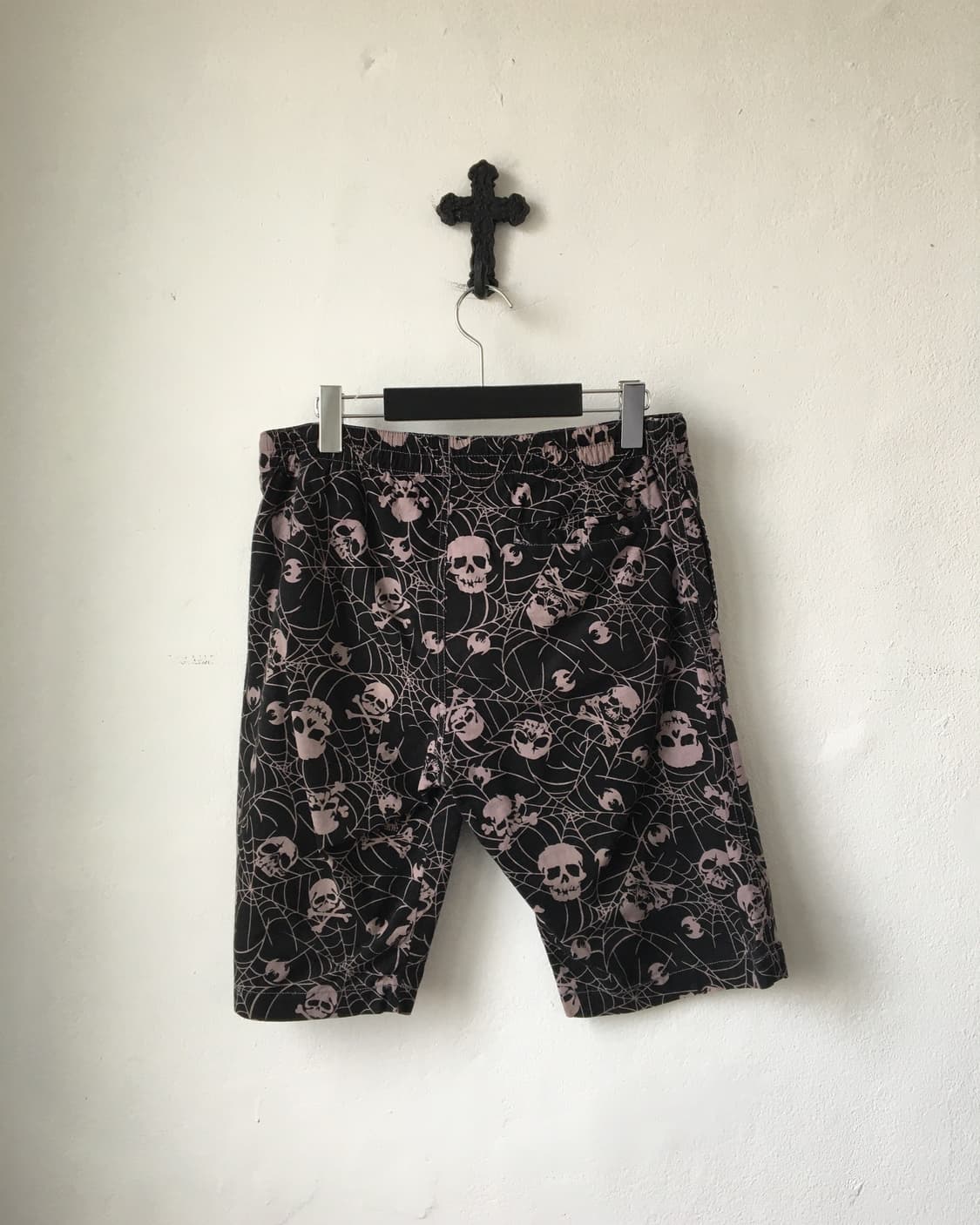 Skull pattern half pants 상품이미지3