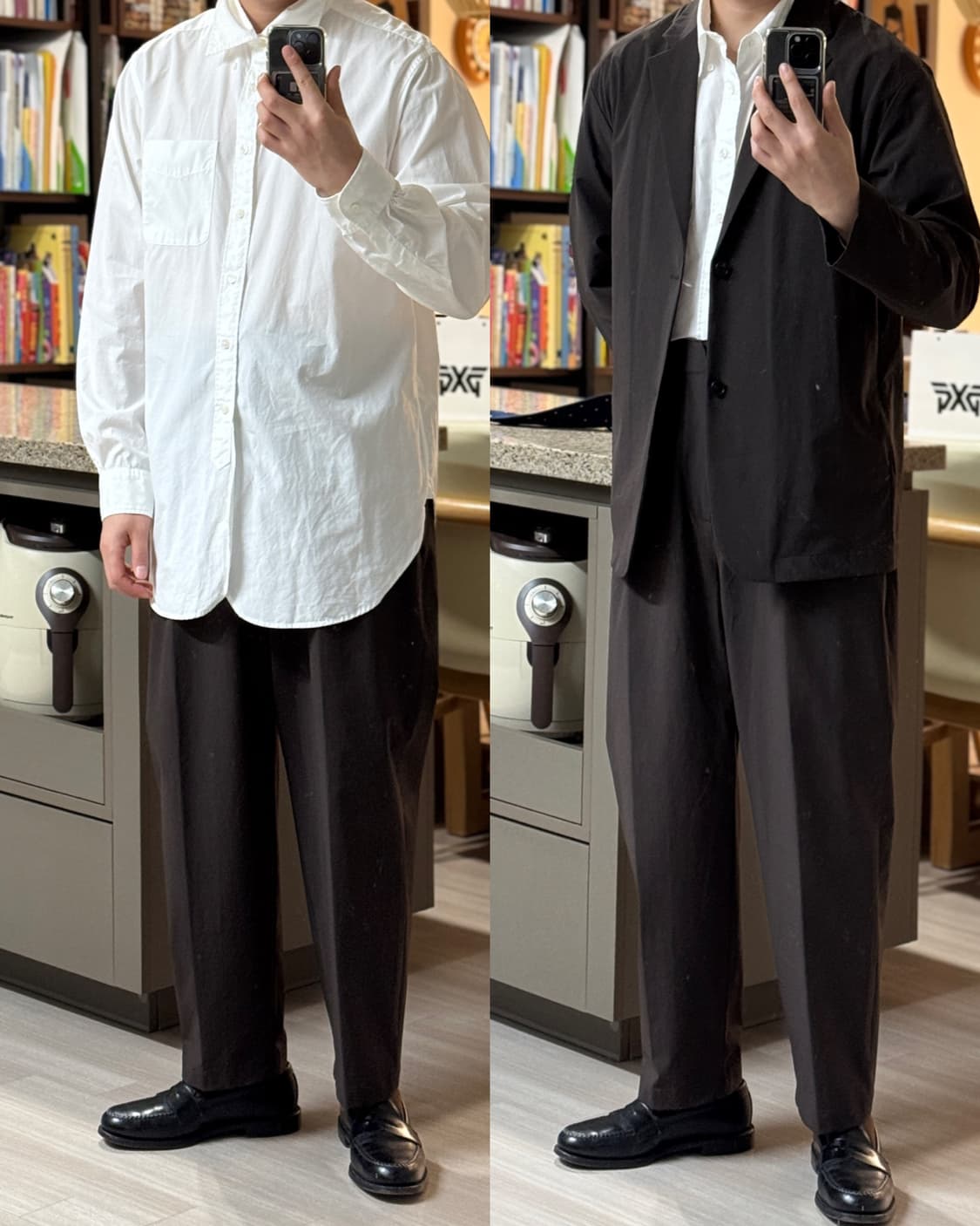 유나이티드애로우즈 셋업 브라운 XL 상품이미지2