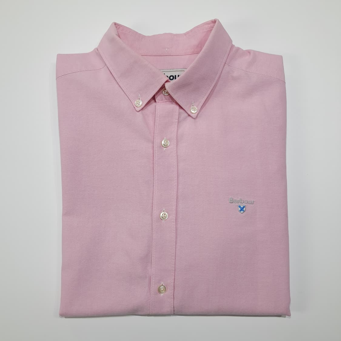 CL372 M 바버 코튼 버튼다운 옥스포드 핑크 셔츠 남방 상품이미지9