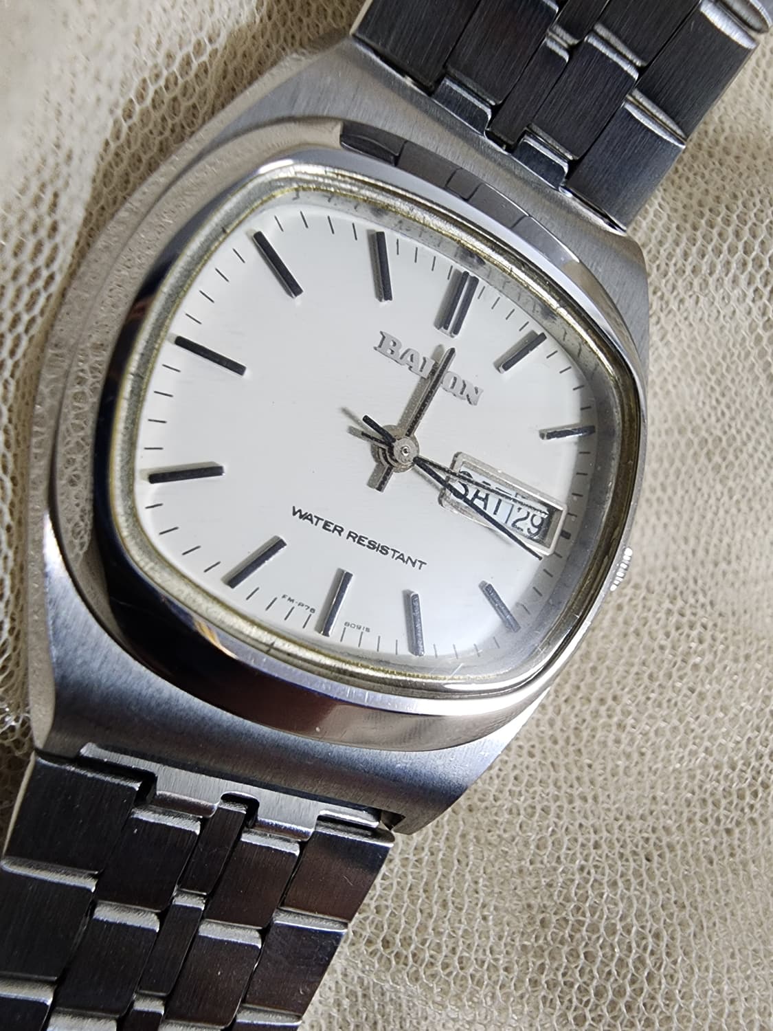 빈티지 BARON 바론 테레비 기계식 수동 시계 메탈 상품이미지9