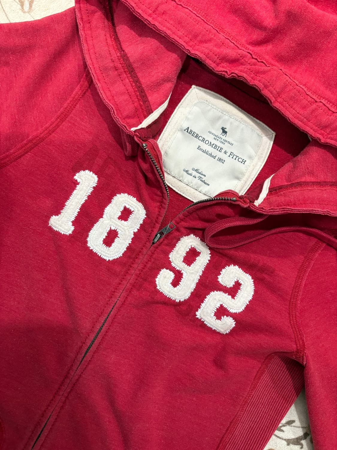 아베크롬비 y2k 딱붙 후드집업 상품이미지3