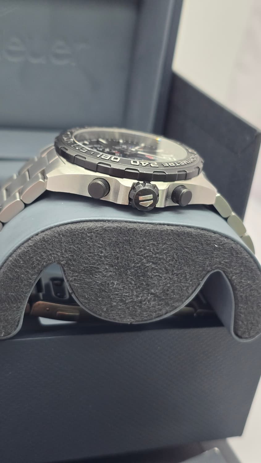 태그호이어 포뮬러1 크로노 블랙 21년 5월 쿼츠 시계 상품이미지4