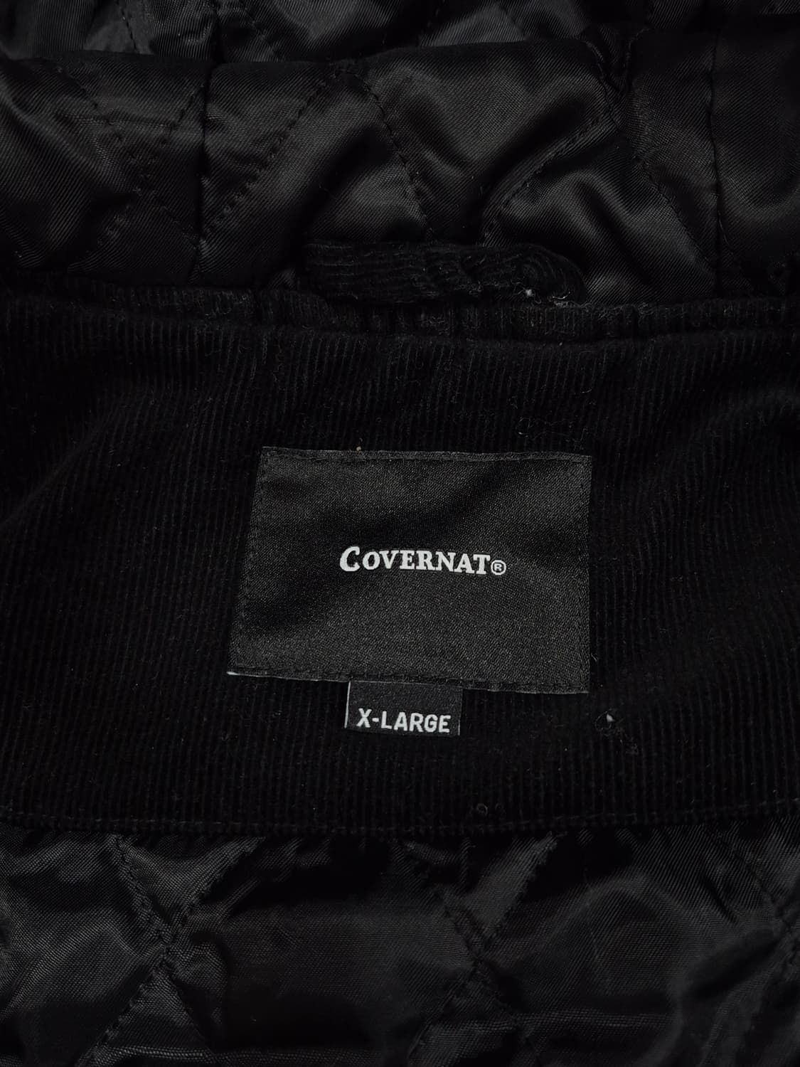 커버낫 C 로고 코듀로이 후디 점퍼 자켓 블랙 남성 105사이즈 상품이미지6