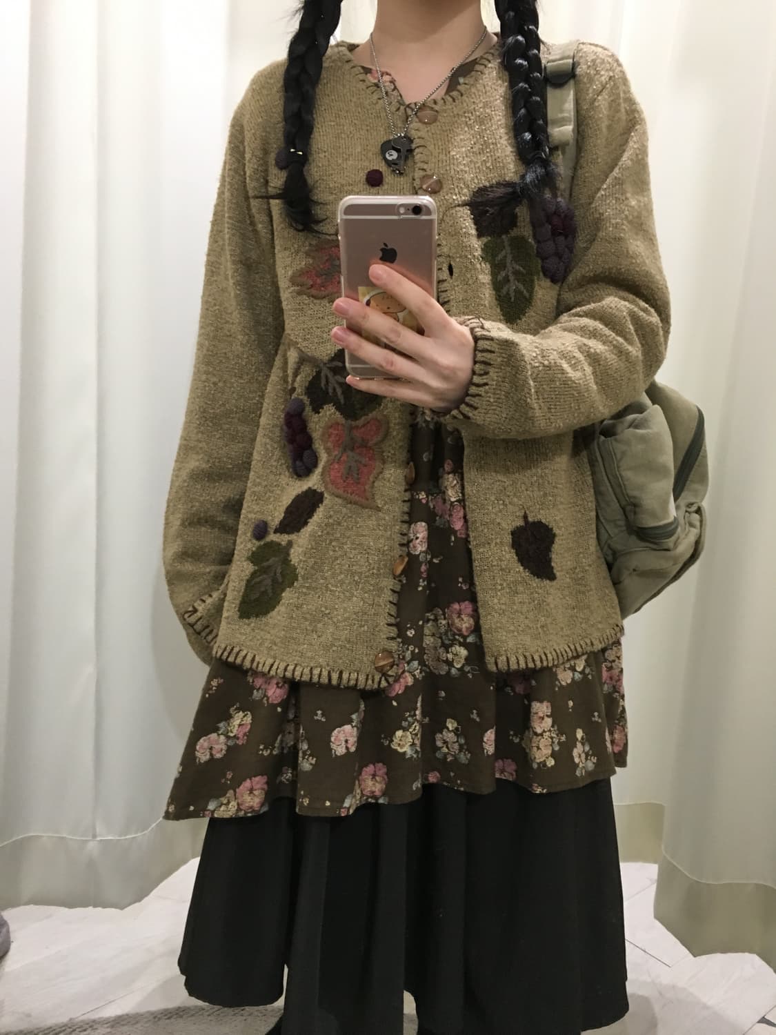 Forest Berry Buttoned Cardigan 상품이미지6