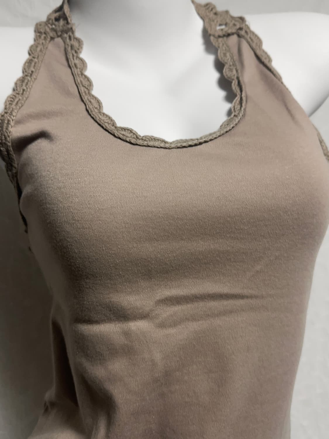 빈티지 페어리 크로쉐 홀터넥 슬리브리스 상품이미지3