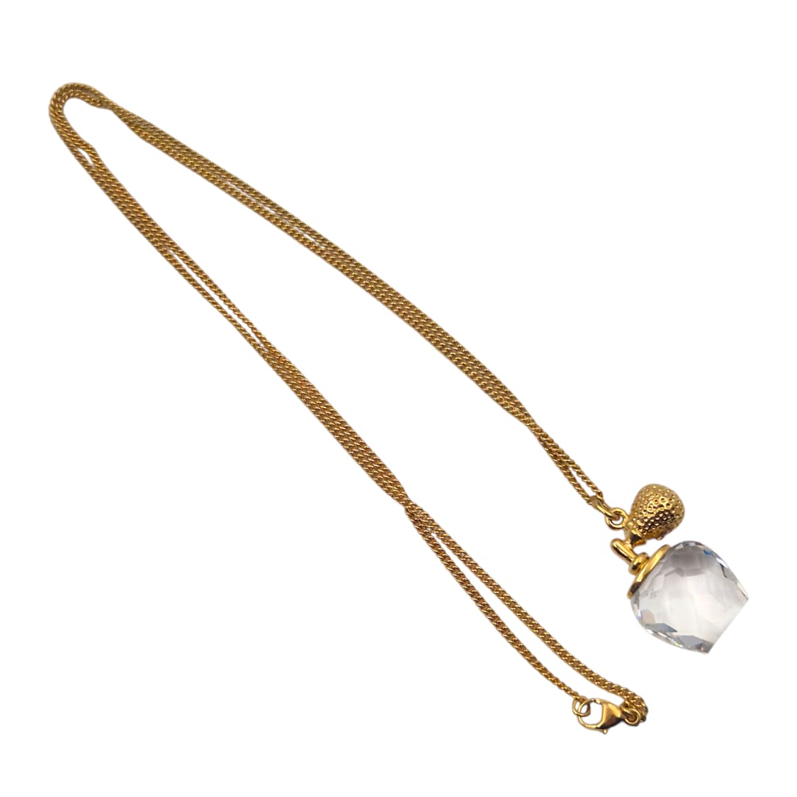 90s 스와로브스키 향수 보틀 크리스탈 목걸이 상품이미지4