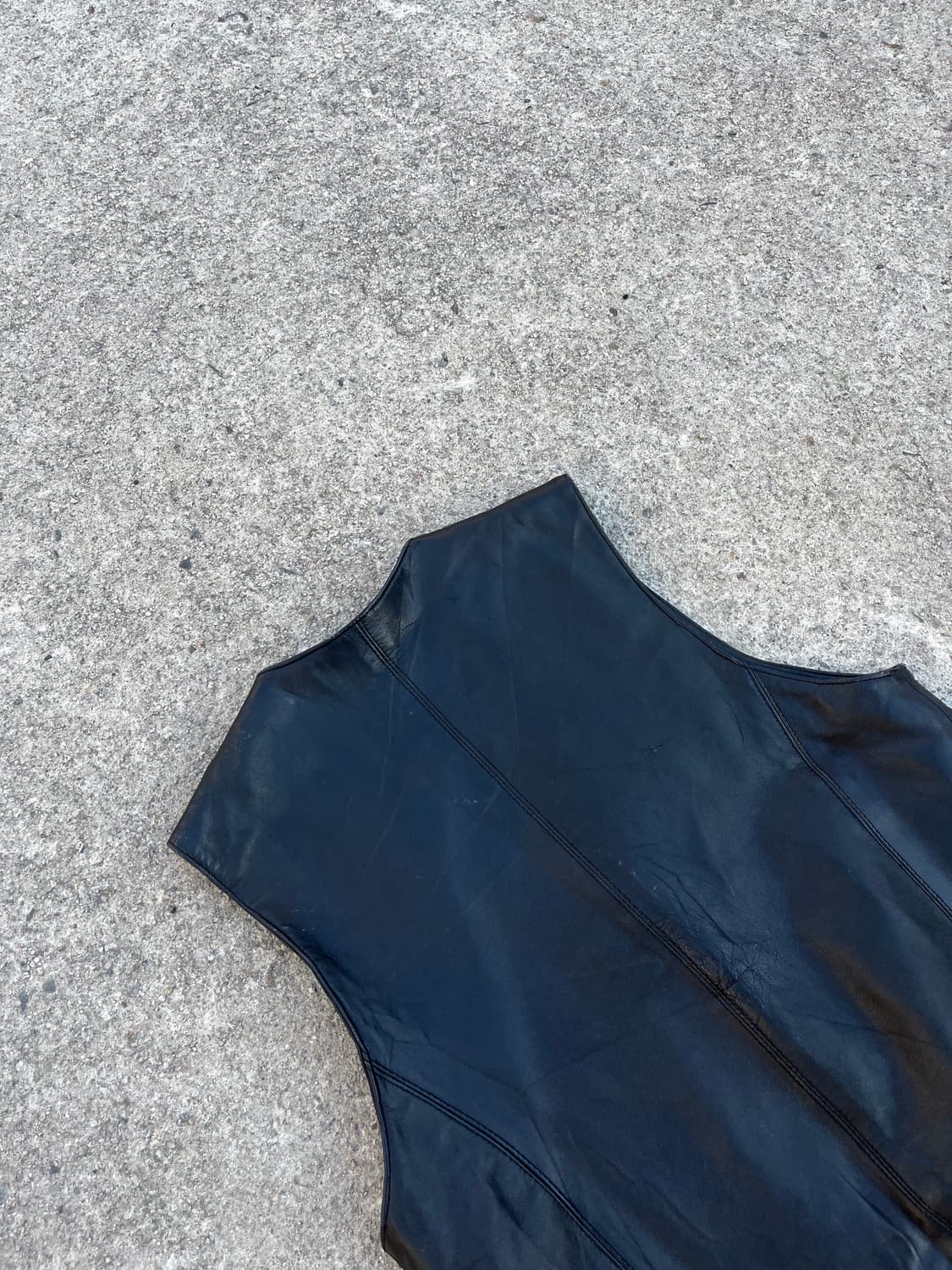 Vintage 양가죽 웨스턴 베스트  상품이미지4